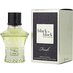 Black Is Black Fresh By Nuparfums Eau De Parfum Spray 3.4 Oz