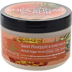 Sweet Pineapple & Honey Melon Herbal Sugar Scrub --215ml/7.3oz