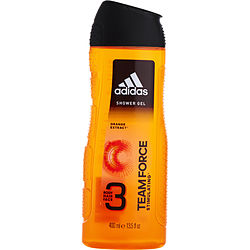Adidas Team Force By Adidas 3 In 1 Face And Body Shower Gel 13.5 Oz