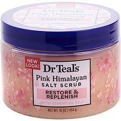 Pink Himalayan Salt Scrub - Restore & Replenish With Pure Epsom Salt & Essential Oils --454g/16oz