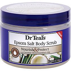 Epsom Salt Body Scrub - Nourish & Protect With Coconut Oil & Essential Oils --454g/16oz