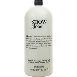 Snow Globe Shampoo, Shower Gel & Bubble Bath --1920ml/64oz