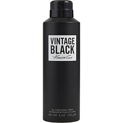 Vintage Black By Kenneth Cole All Over Body Spray 6 Oz