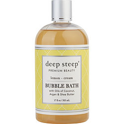 Deep Steep Lemon Cream Bubble Bath 17 Oz By Deep Steep