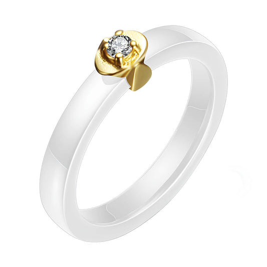 18K Gold Plated Stainless Steel Finger Ring